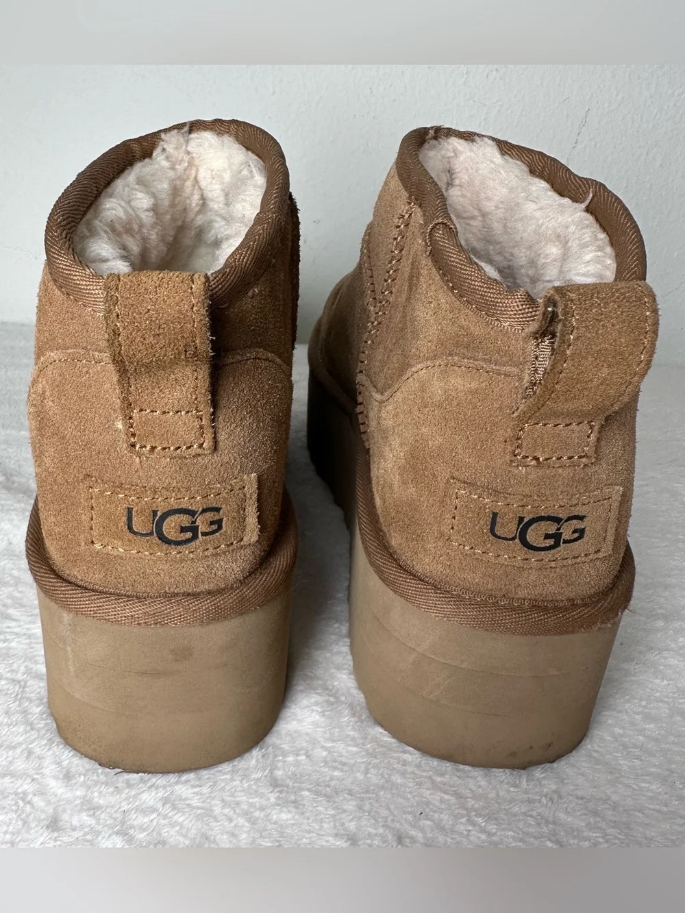 UGG Classic Ultra Mini Platform Chestnut Color Size 8